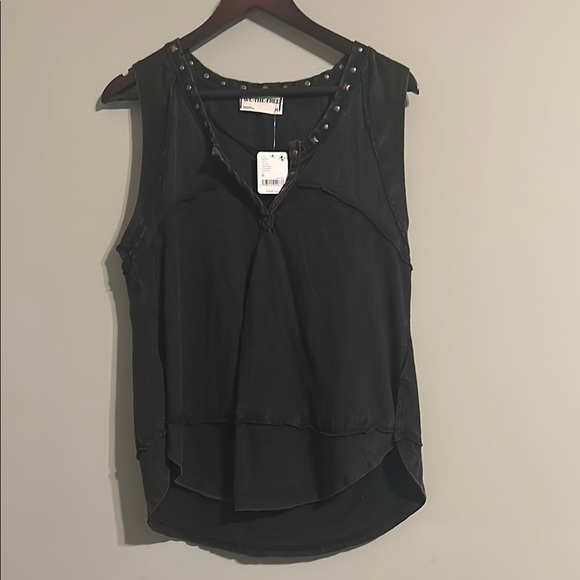 We the free Good luck embellished tank black M - Picture 1 of 8
